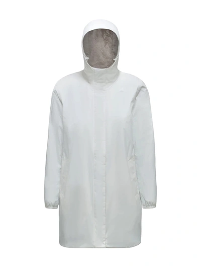 K-way Sophie Micro Ripstop Marmotta K6114tw Jacket In White | ModeSens