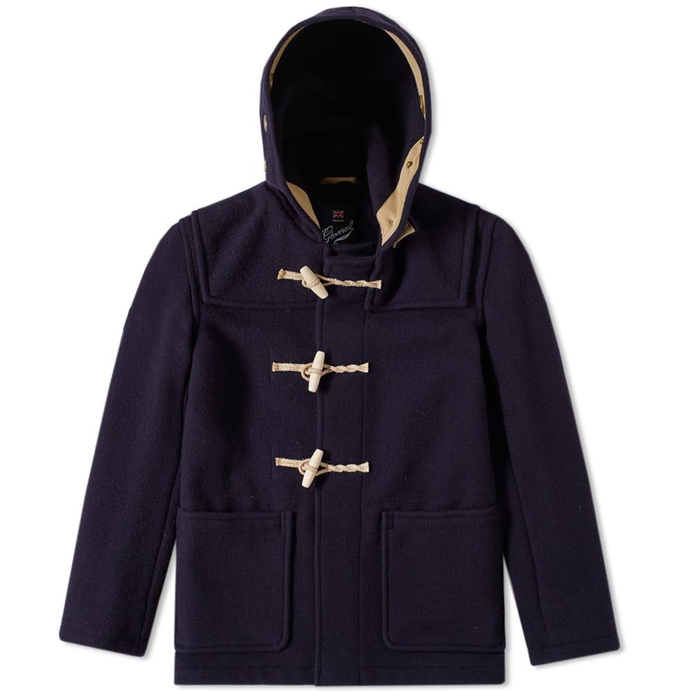Gloverall Mid Length Monty Duffle Coat In Blue | ModeSens