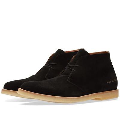Common Projects Chukka Suede In Black