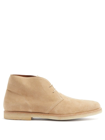 Common Projects Chukka Suede Desert Boots In Neutrals