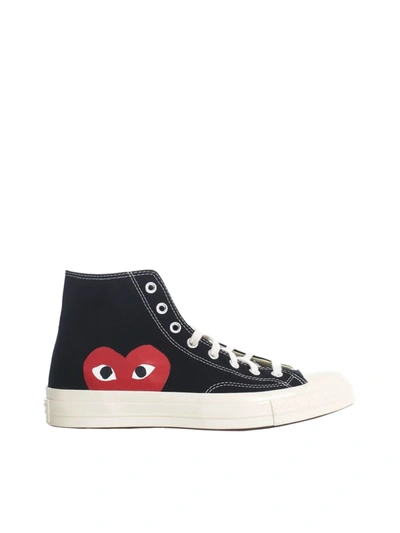Comme Des Garçons Play Play Converse Ct70 High Top Sneakers In Black |  ModeSens