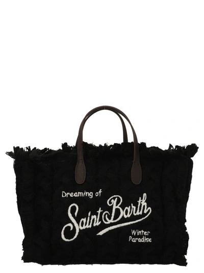Mc2 Saint Barth Colette Shopping Bag In Black