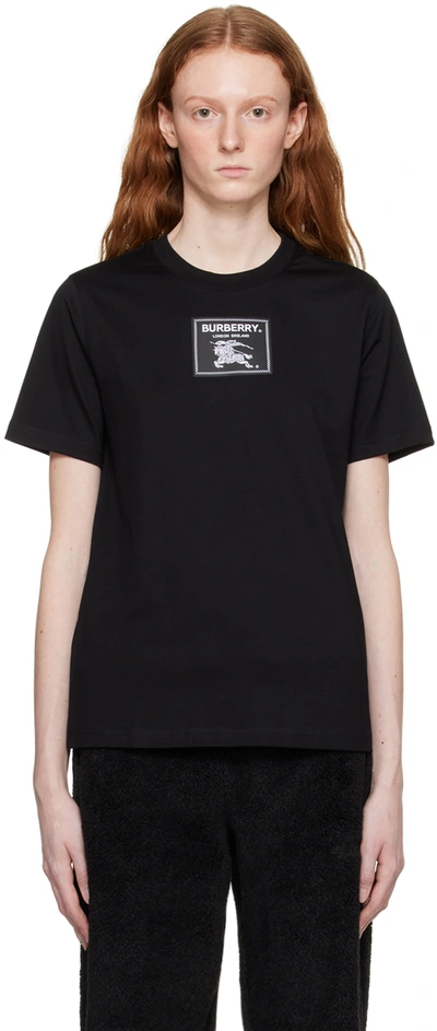 Burberry Prorsum Label Cotton T-shirt In Black