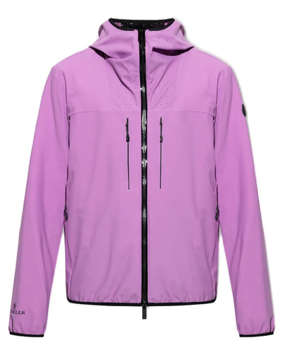 Moncler Foreant Hooded Nylon Jacket In Purple