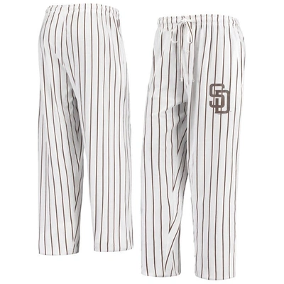 Concepts Sport White San Diego Padres Vigor Pinstripe Pants