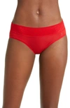 Tommy John Second Skin Lace Briefs In Haute Red
