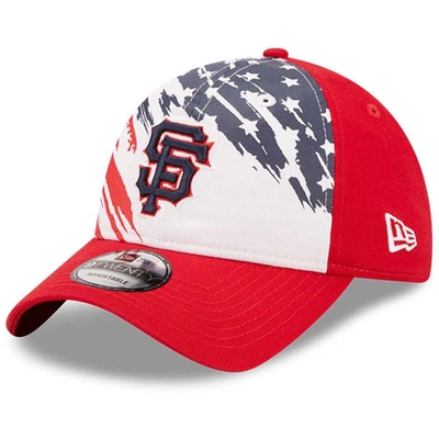 New Era Red San Francisco Giants 2022 4th Of July 9twenty Adjustable Hat