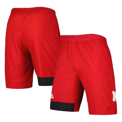 Adidas Originals Adidas Scarlet Nebraska Huskers Training Shorts