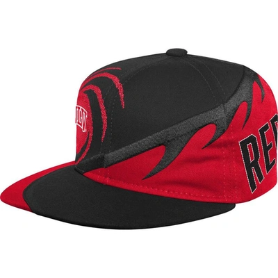 Mitchell & Ness Kids' Big Boys  Scarlet And Black Unlv Rebels Spiral Snapback Hat In Scarlet,black