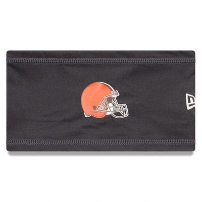 New Era Graphite Cleveland Browns Coolera Official Training Camp Headband