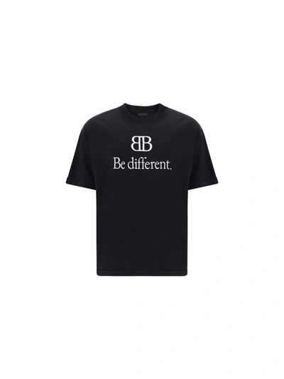 Balenciaga T-shirt In Black/white