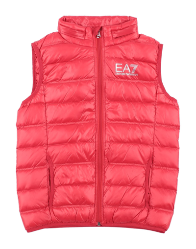 Ea7 Down Jackets In Coral