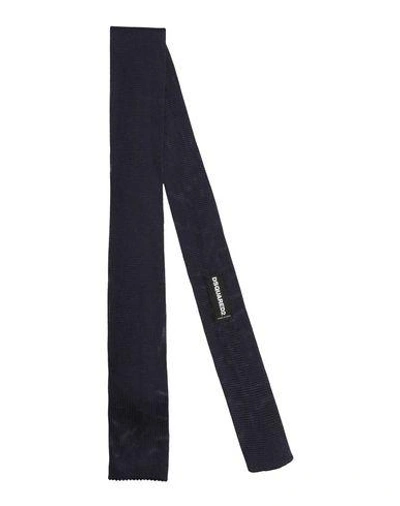 Dsquared2 Ties In Midnight Blue