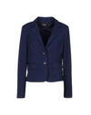 Atos Lombardini Blazers In Dark Blue