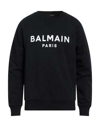 Balmain Sweatshirts In Black