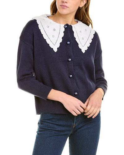 Olivia Rubin Courtney Cardigan In Blue