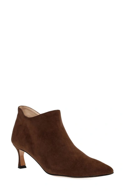 Pelle Moda Colsen Pointed Toe Bootie In Chocolate