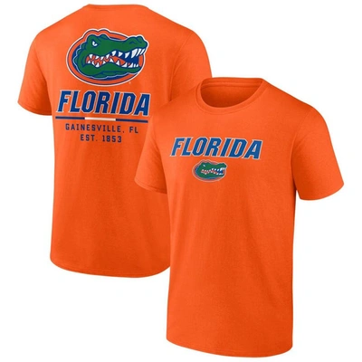 Fanatics Branded Orange Florida Gators Game Day 2-hit T-shirt
