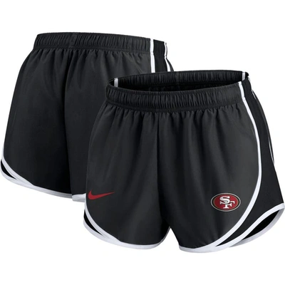 Nike Charcoal San Francisco 49ers Plus Size Logo Performance Tempo Shorts