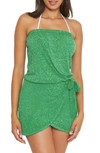 Becca Racerback Cover-up Dress In Grass