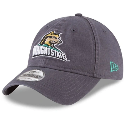 New Era Grey Wright State Raiders Core 9twenty Adjustable Hat