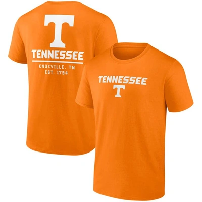 Fanatics Branded Tennessee Orange Tennessee Volunteers Game Day 2-hit T-shirt