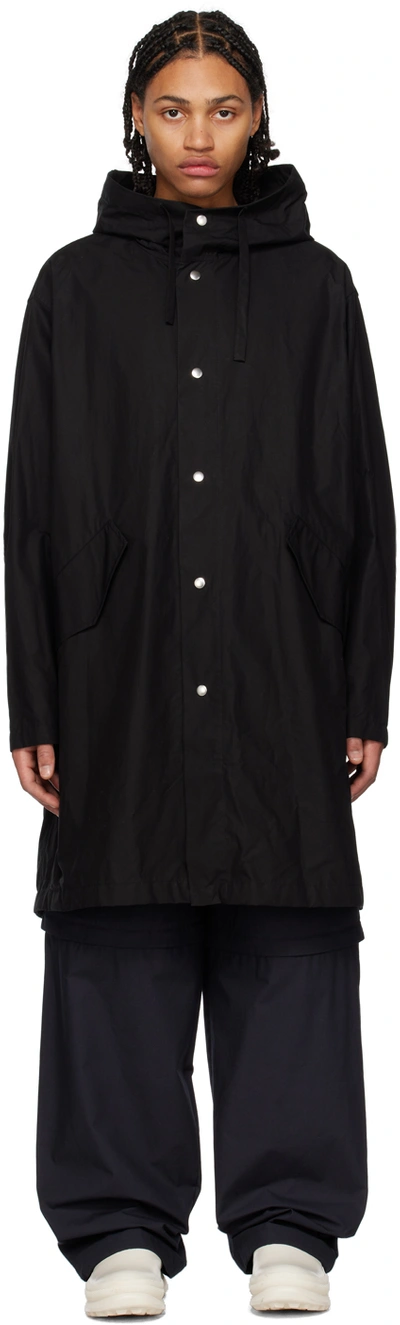Jil Sander Coat In Black