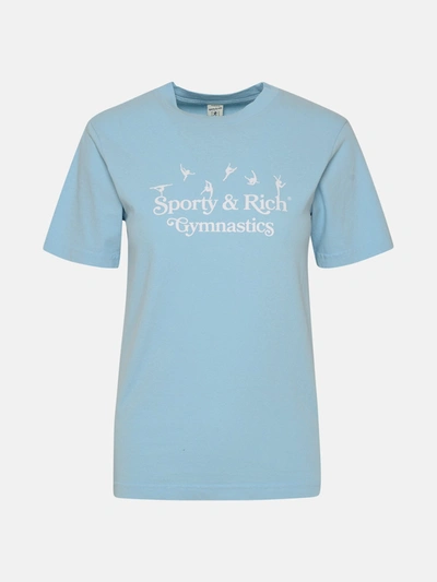 Sporty And Rich T-shirt Sr Gymnastics In Blue
