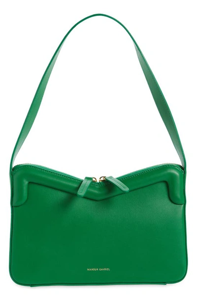 Mansur Gavriel M Frame Baguette In Grass