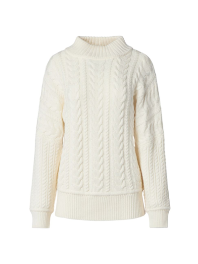 Joie Maja Wool Sweater In White