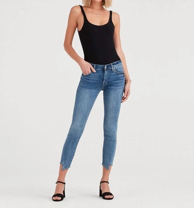 7 For All Mankind The Ankle Skinny Jean In Bafo In Multi