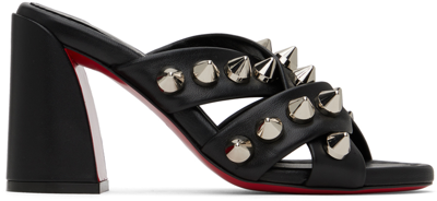 Christian Louboutin Spika Club Block Heel Sandal In Black