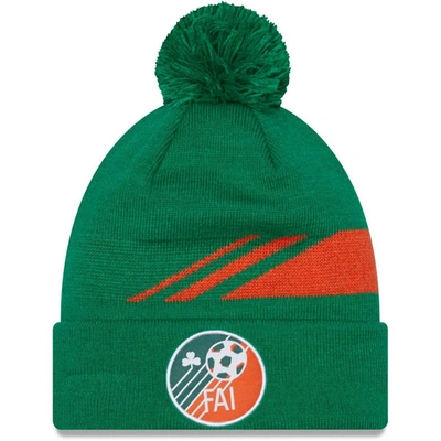 New Era Green Ireland National Team Sport Cuffed Knit Hat With Pom