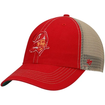 47 ' Red/natural Tampa Bay Buccaneers Legacy Trawler Trucker Clean Up Snapback Hat