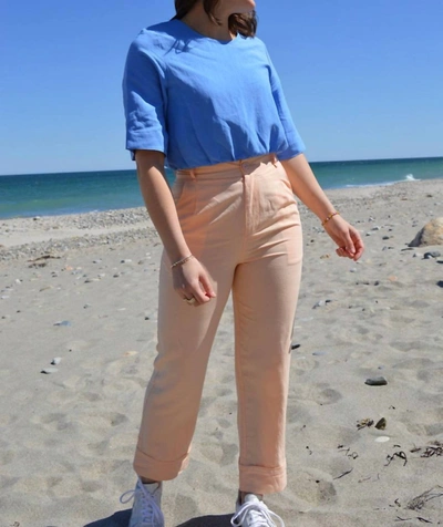 Eve Gravel Jane Pant In Peche In Multi