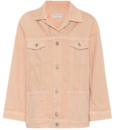 Dries Van Noten Denim Jacket In Rose