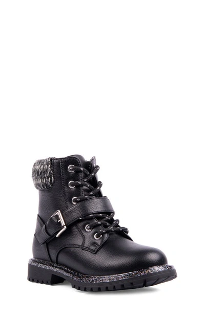 Dolce Vita Kids' Lug Sole Moto Boot In Black