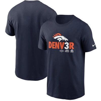 Nike Navy Denver Broncos Hometown Collection Denv3r T-shirt