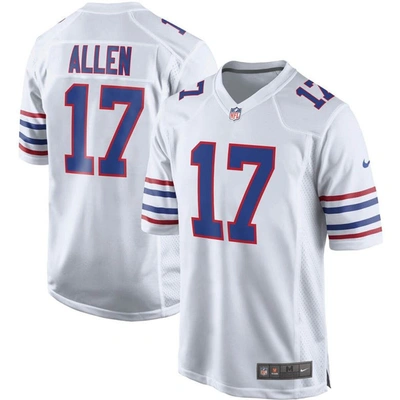 Nike Kids' Youth  Josh Allen White Buffalo Bills Game Jersey