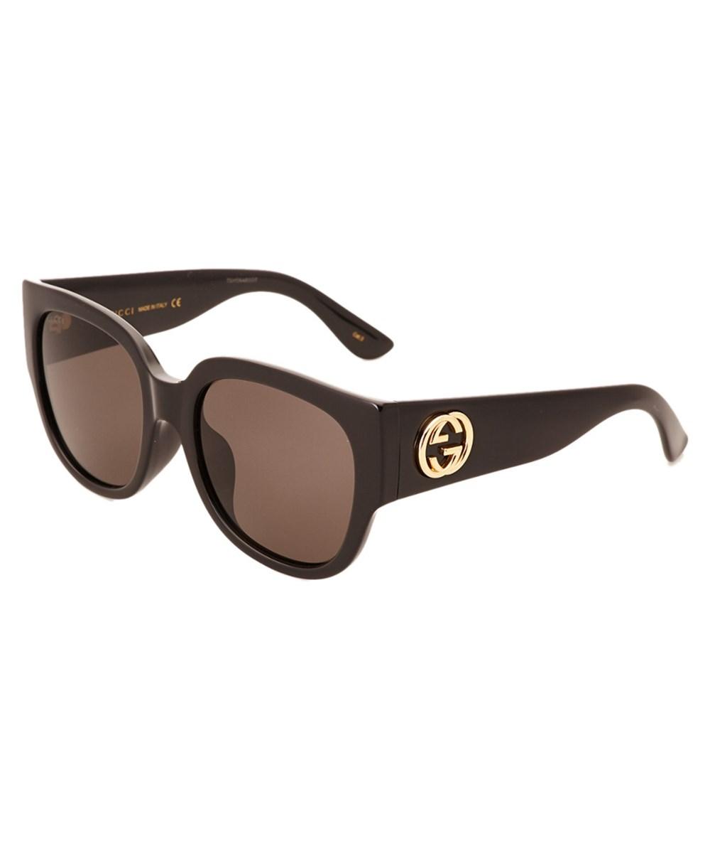 gucci women's gg142sa 55mm sunglasses