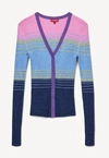 Staud Women's Cargo Ribbed Colorblocked Cardigan In Multi