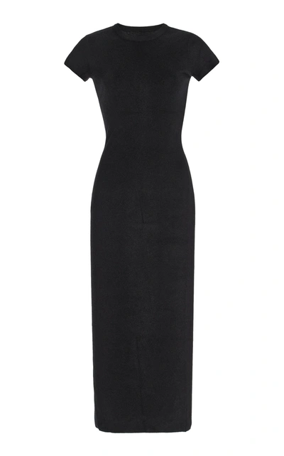 Aexae Women's Cashmere T-shirt Maxi Dress In Black
