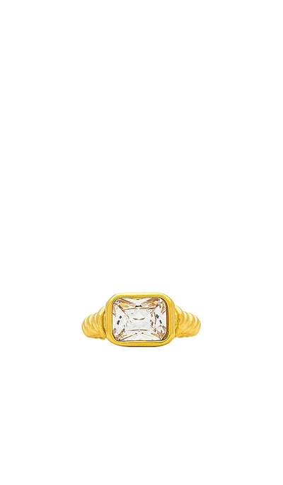 Petit Moments Jovi Ring In Clear & Gold