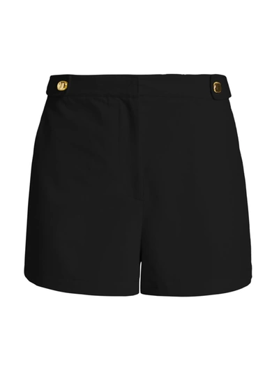 Tanya Taylor Women's Brett High-rise Shorts In Black