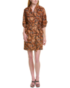 Alexia Admor Dolman Sleeve Wrap Dress In Brown