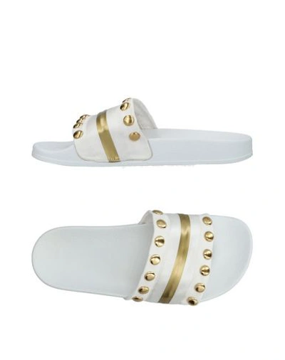 Pinko Sandals In White