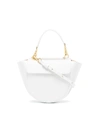 Wandler Hortensia Mini Leather Shoulder Bag In White