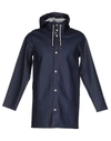 Stutterheim Full-length Jacket In Dark Blue