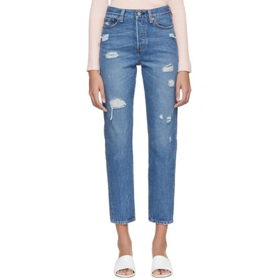 Levi's Levis Blue Wedgie Icon Jeans In Partnerincr