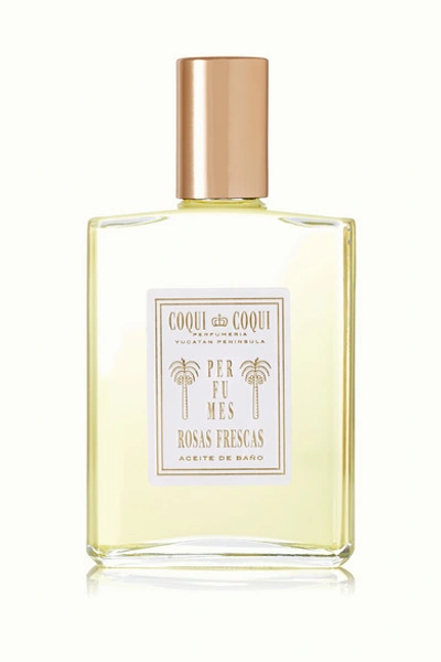 Coqui Coqui Rosas Frescas Bath Oil, 100ml In Colorless
